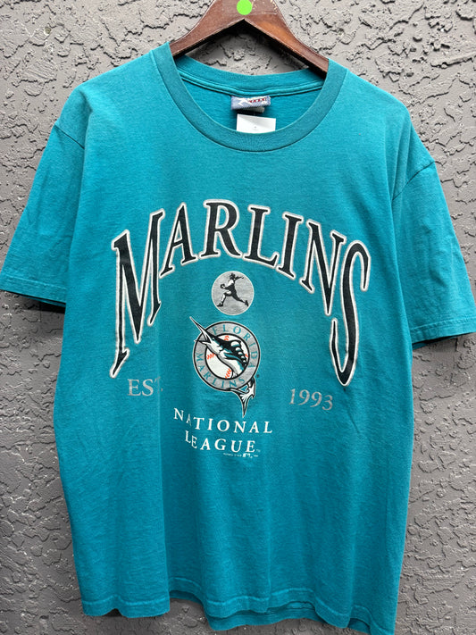 1993 Florida Marlins Shirt L